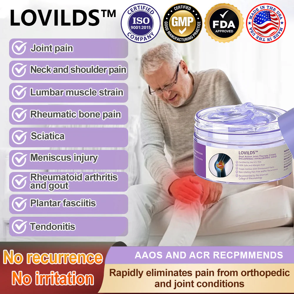 👩‍⚕️LOVILDS™ 7 Day Rapid Joint & Bone Therapy Cream USA Orthopedics (AAOS) Approved-1