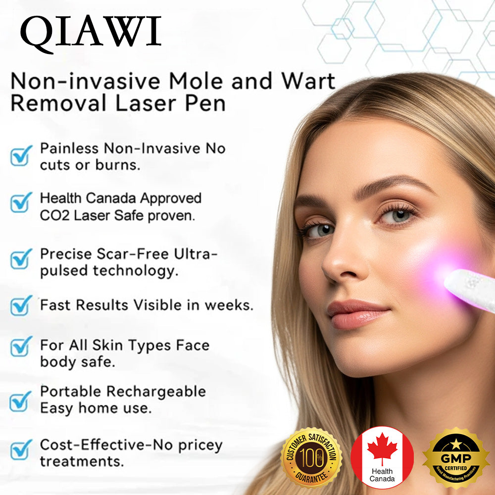 ✨QIAWI™ All-in-One CO₂ Laser Eraser Pen | Removes Moles, Warts, Skin Flaws & Pigmentation-1