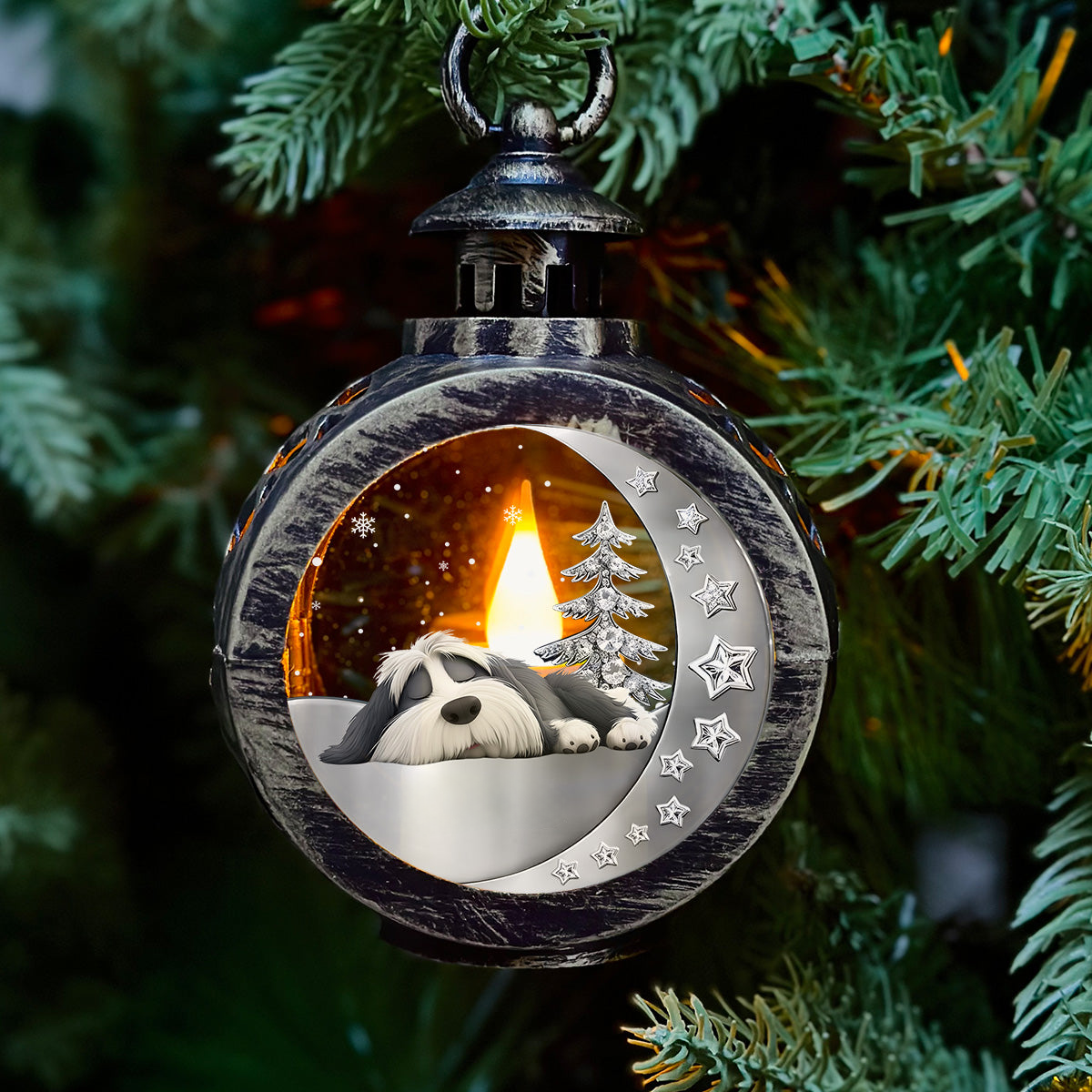 Beside You - Personalized Custom 3D Effect Christmas Lantern