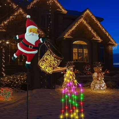 🎅Christmas Sale 70% OFF!!🎄50K+ SOLD! 🎅Christmas Claus Solar Kettle Lights🎉-1