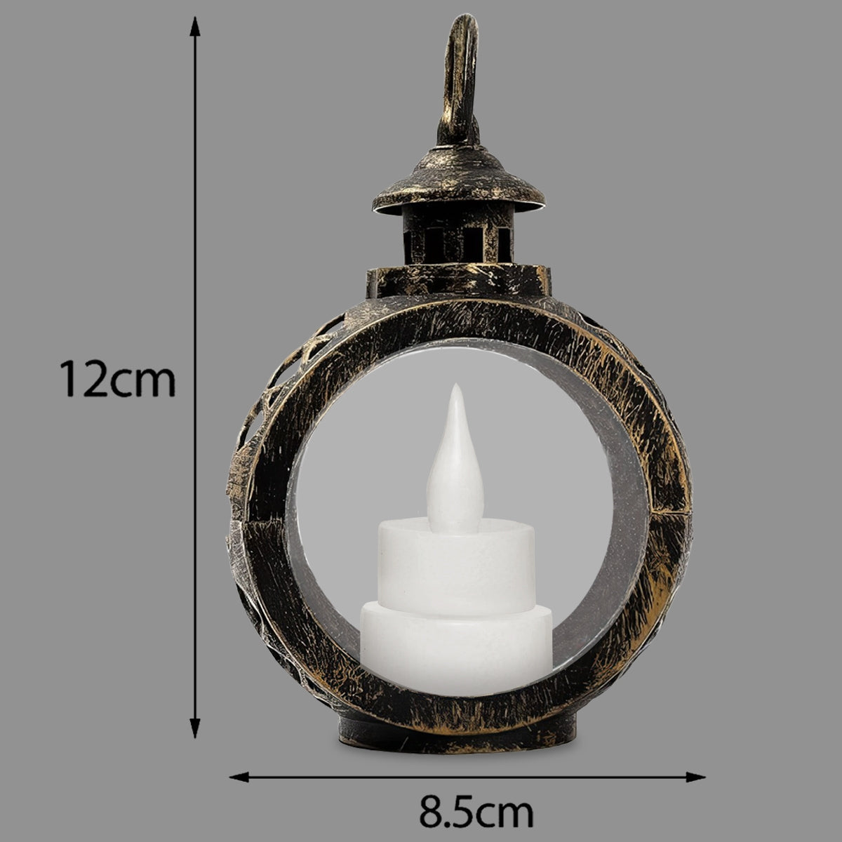 Beside You - Personalized Custom 3D Effect Christmas Lantern