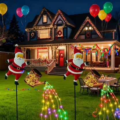 🎅Christmas Sale 70% OFF!!🎄50K+ SOLD! 🎅Christmas Claus Solar Kettle Lights🎉-1